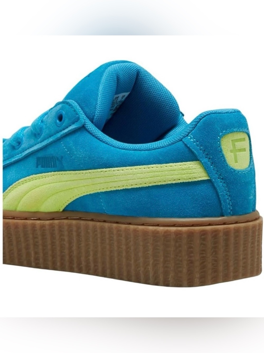 Puma X Fenty|Creeper sneakers in Blue Surf Suede chunky Platform Sneakers•••NWT - Picture 13 of 15